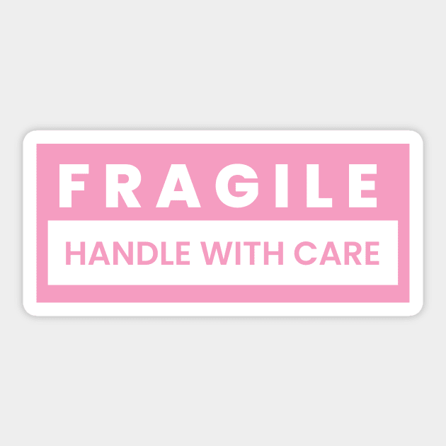 Handle with Care Sticker by Pink Pastel